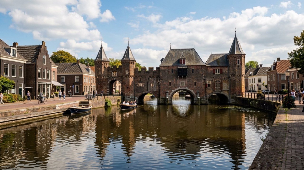 Amersfoort şehir görünümü – Hollanda