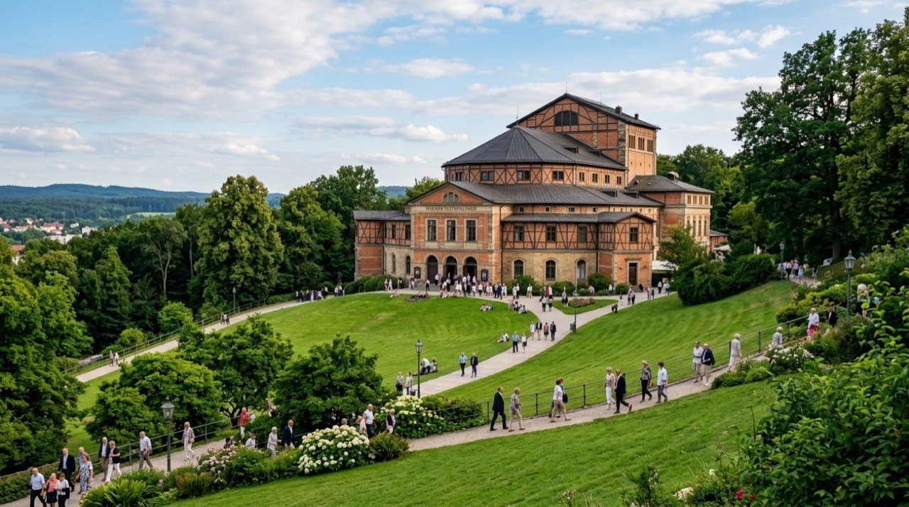 Bayreuth şehir görünümü – Almanya