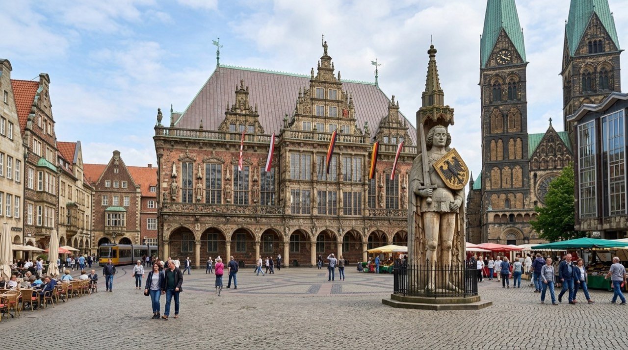 Bremen şehir görünümü