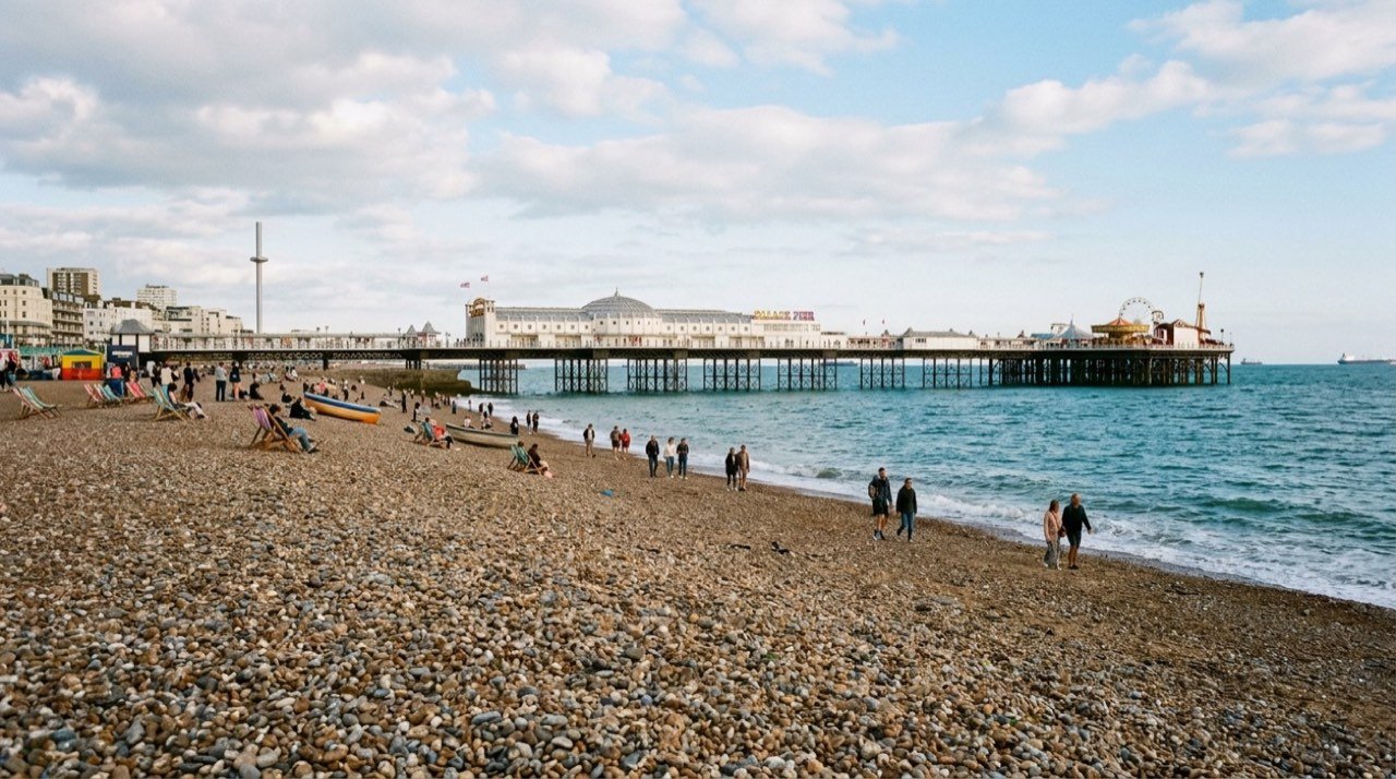 Brighton şehir görünümü – İngiltere