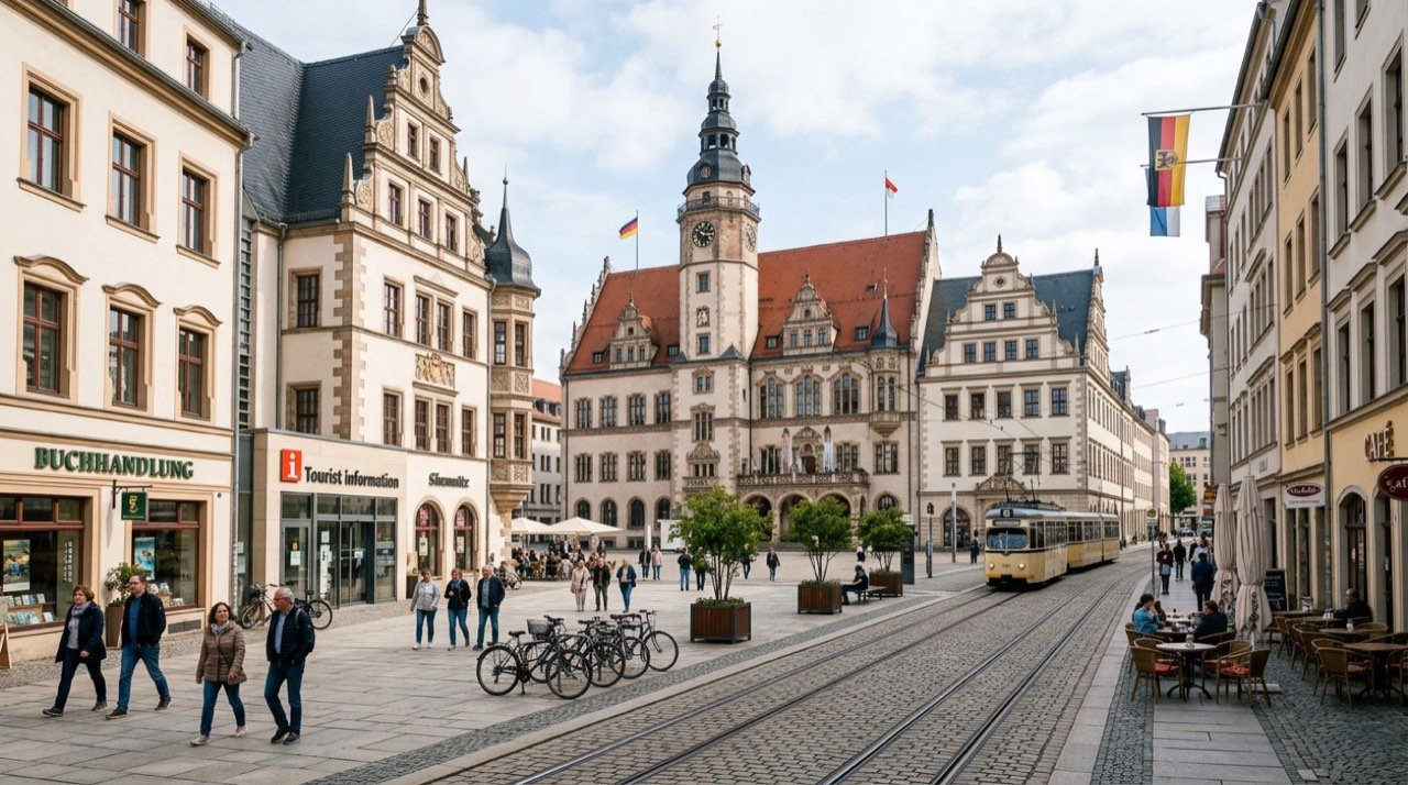 Chemnitz şehir görünümü