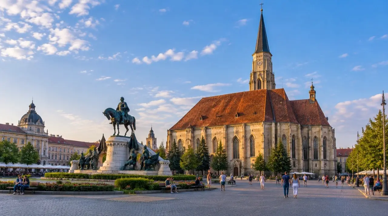 Cluj-Napoca şehir görünümü