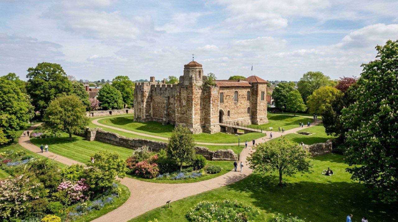 Colchester şehir görünümü – İngiltere