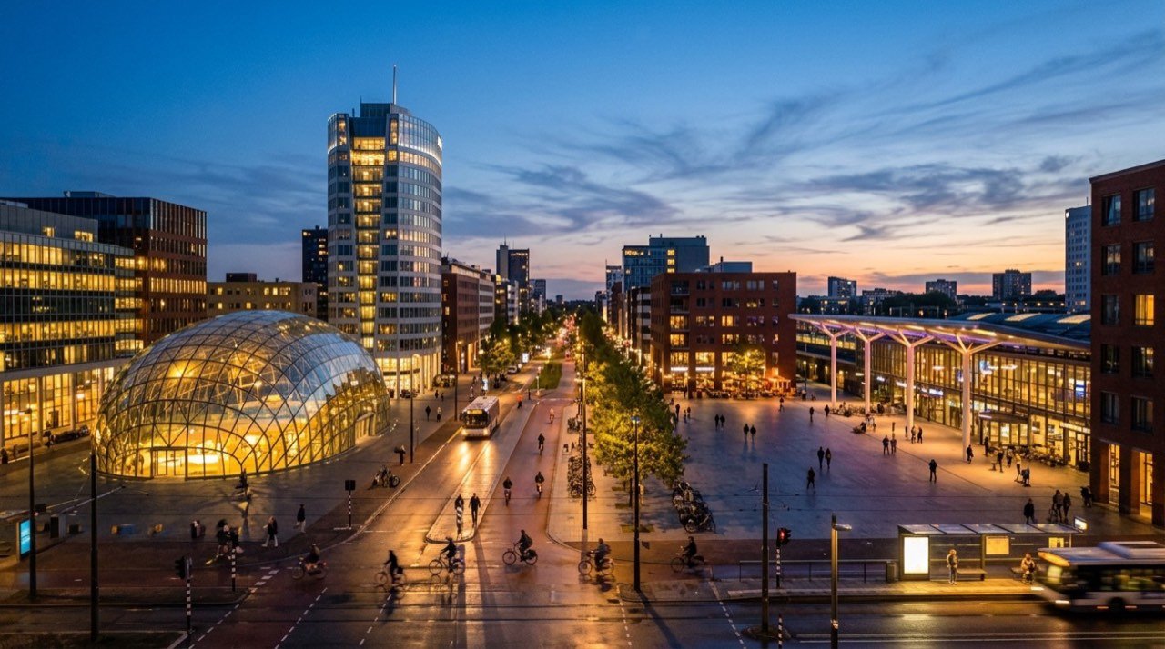 Eindhoven şehir görünümü