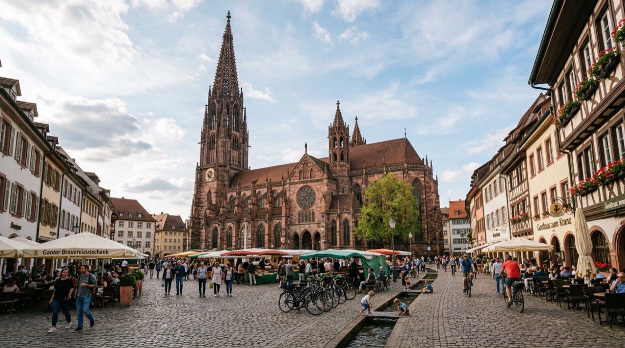 Freiburg şehir görünümü