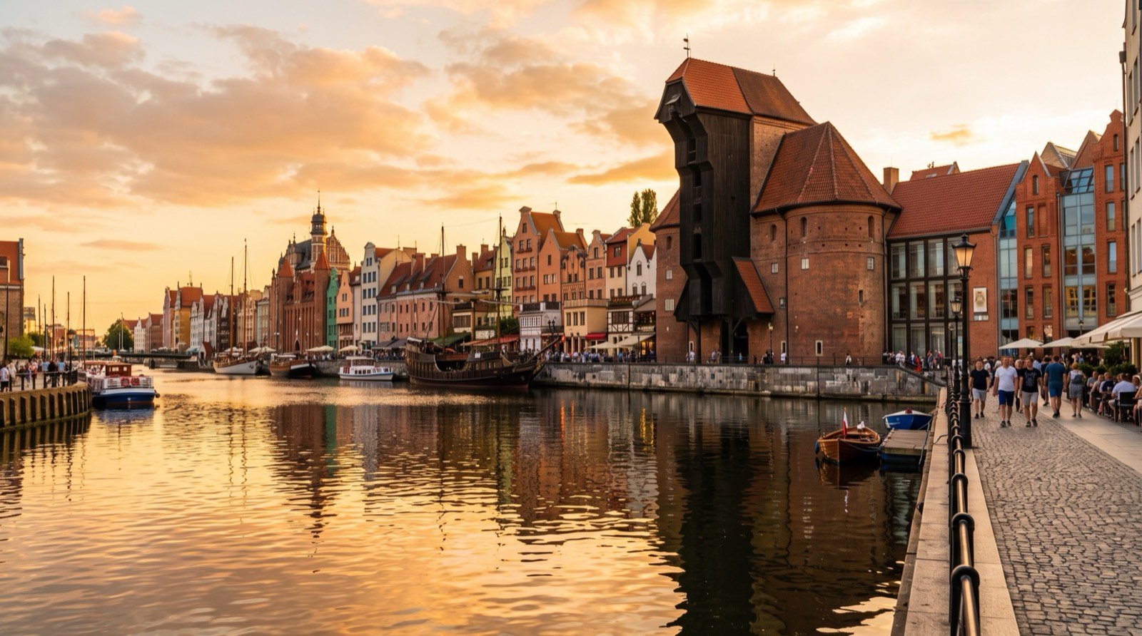 Gdańsk şehir görünümü