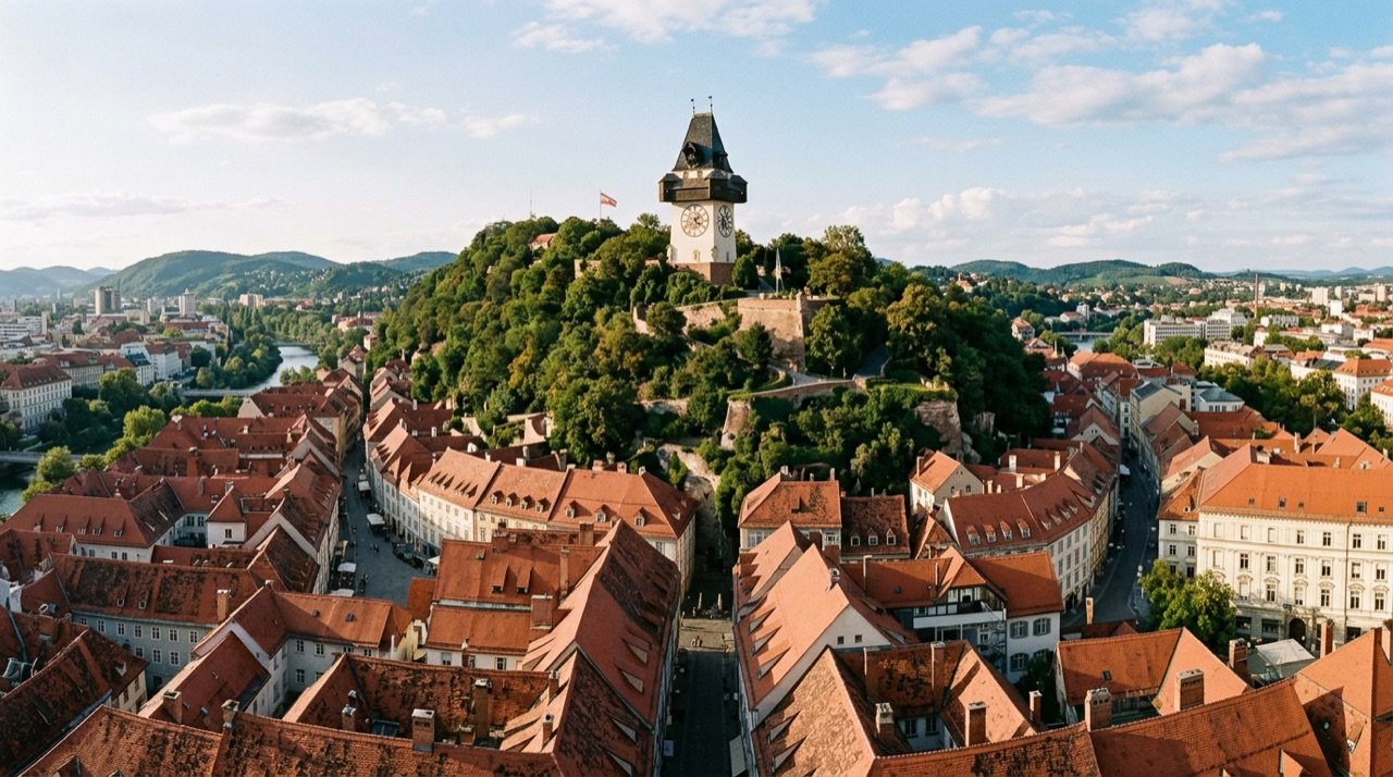 Graz şehir görünümü