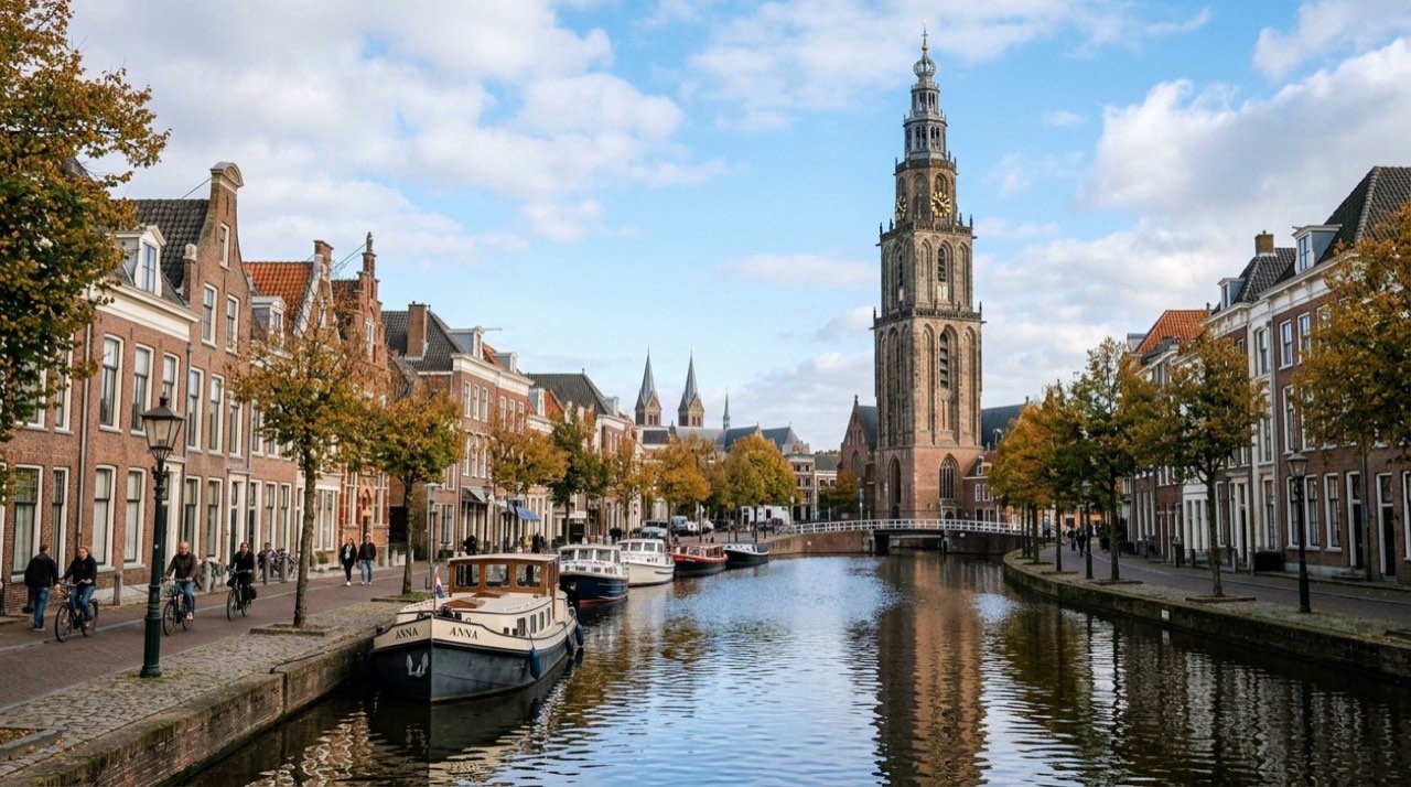 Groningen şehir görünümü