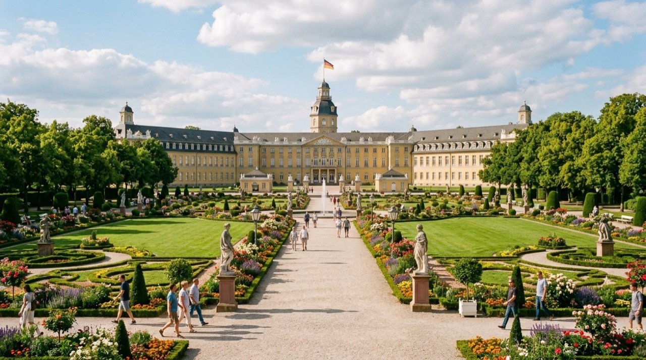 Karlsruhe şehir görünümü