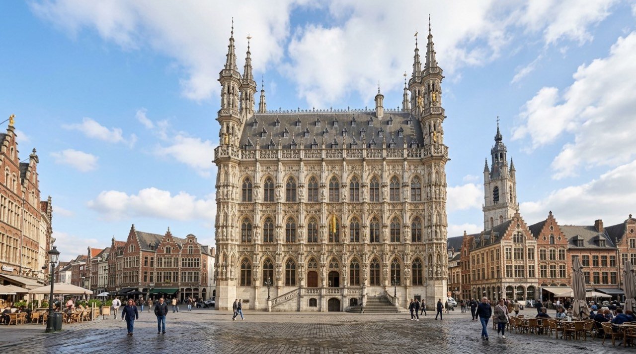 Leuven şehir görünümü – Belçika
