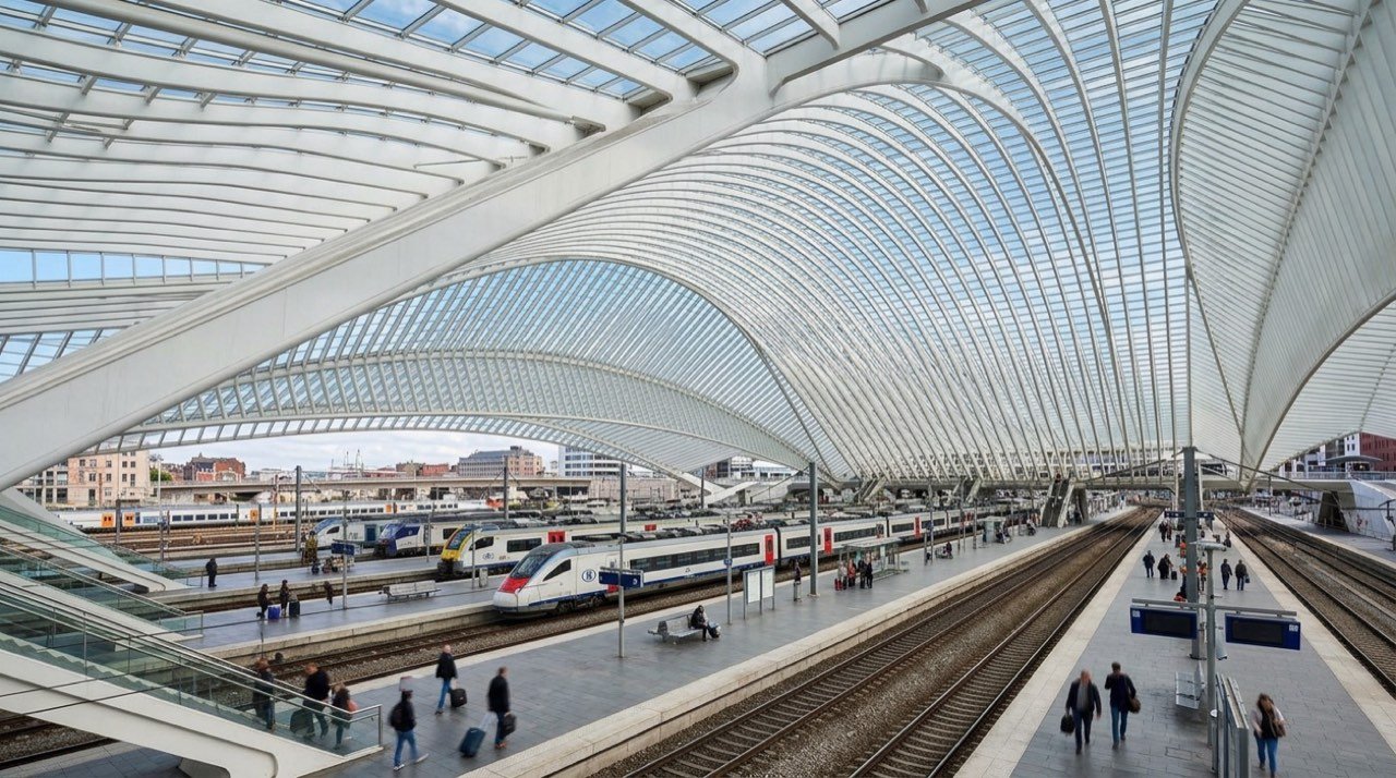Liège şehir görünümü