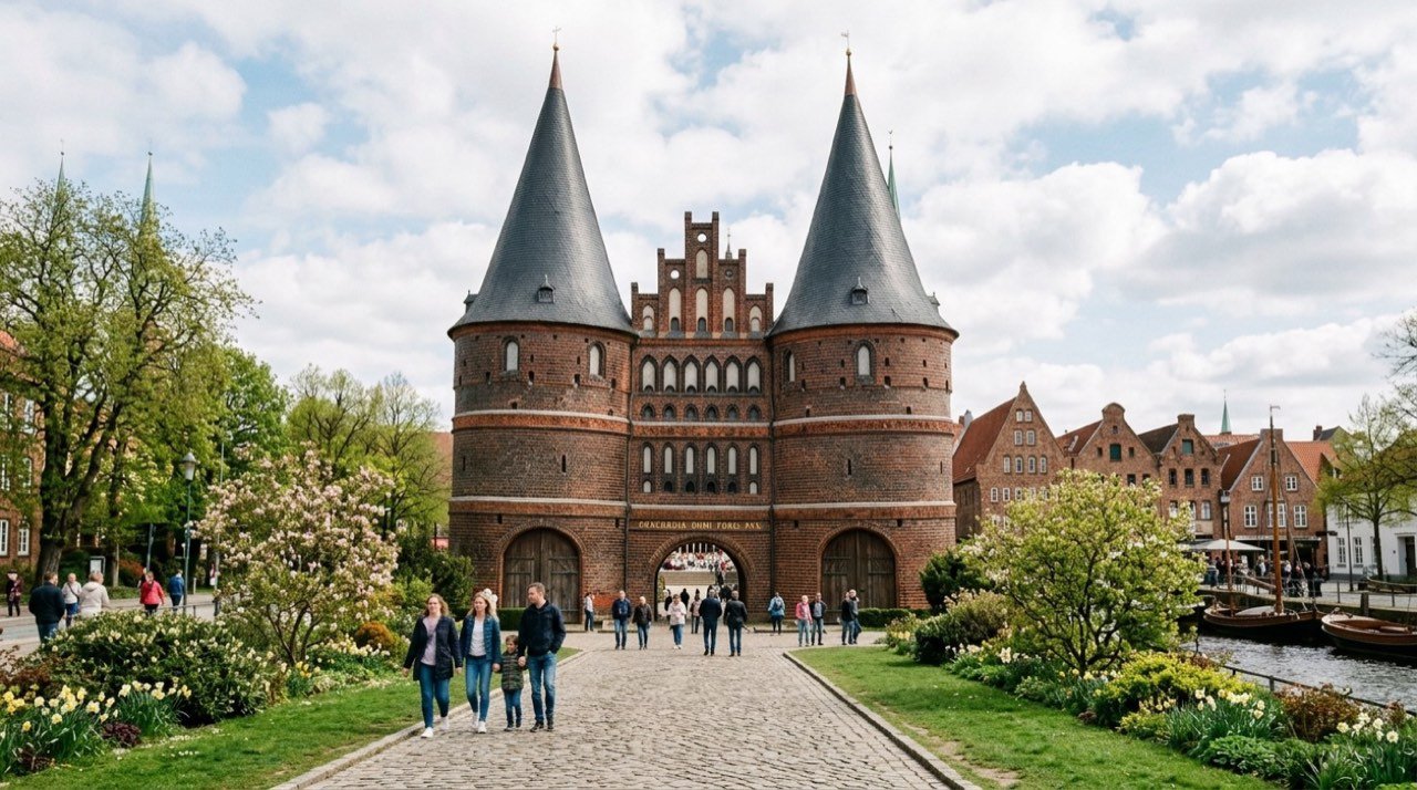 Lübeck şehir görünümü