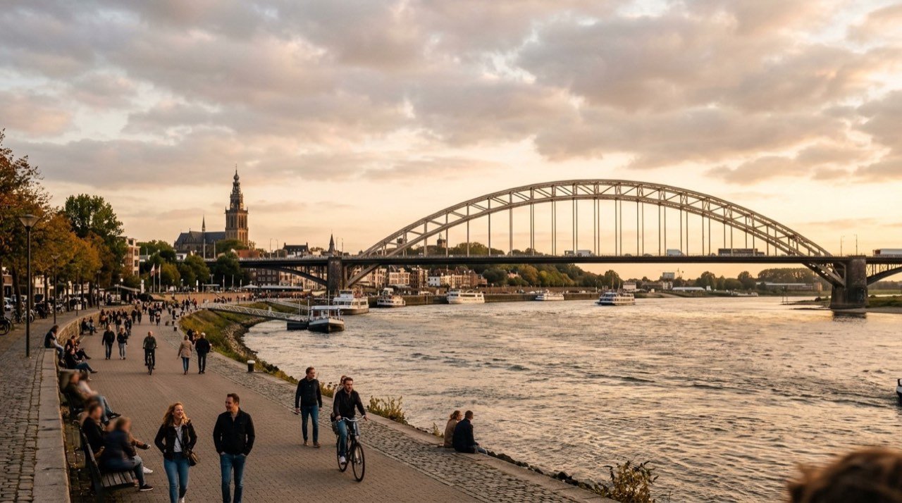 Nijmegen şehir görünümü – Hollanda