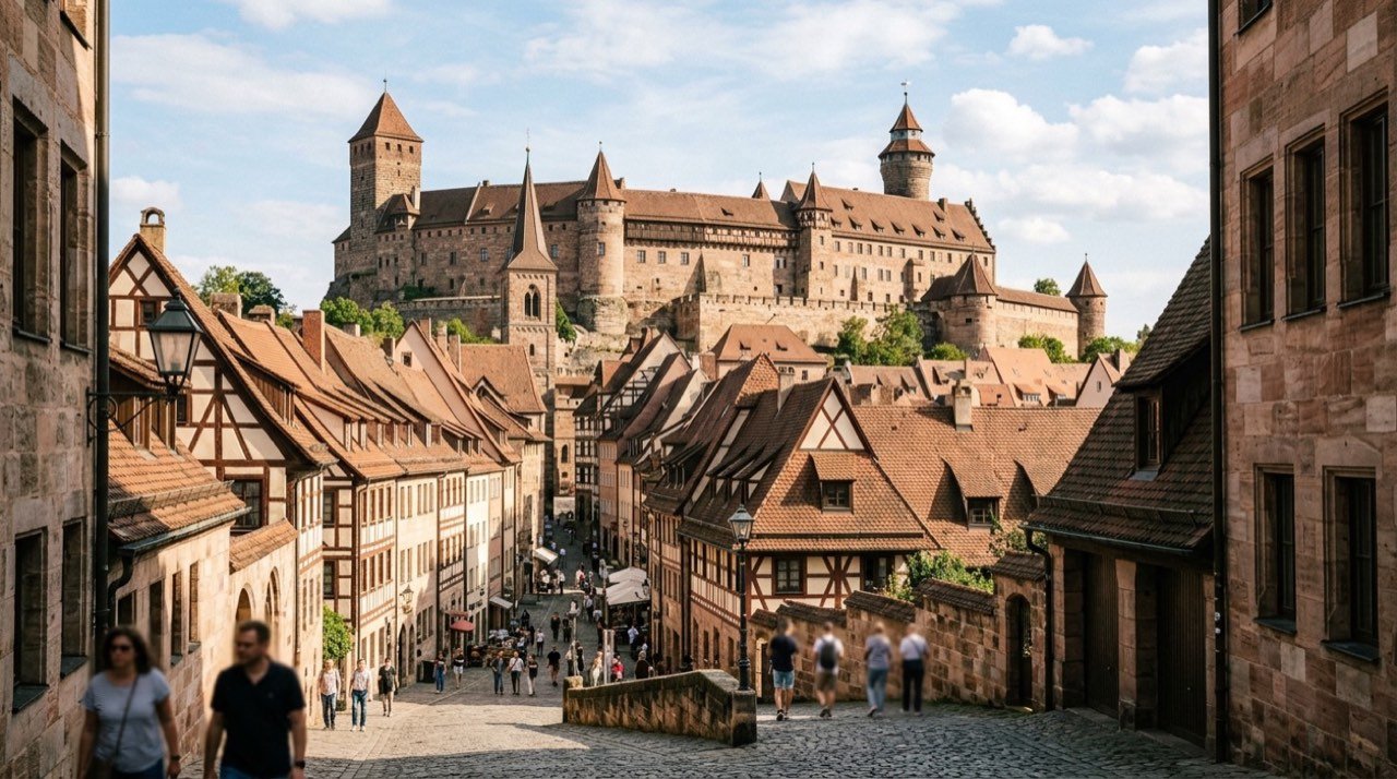 Nürnberg şehir görünümü