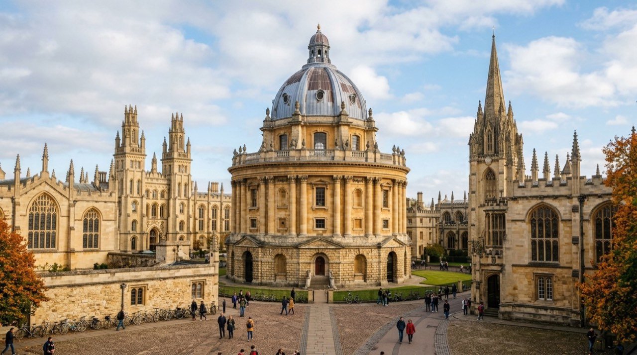 Oxford şehir görünümü – İngiltere