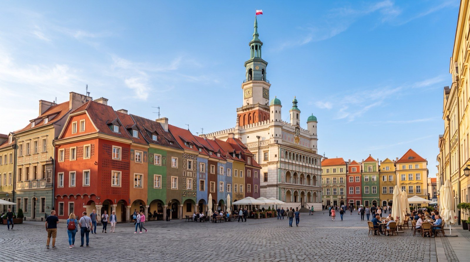 Poznań şehir görünümü