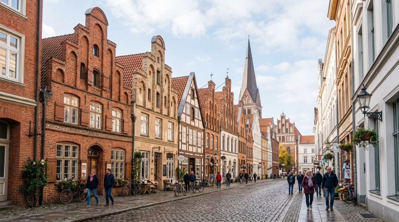 Rostock şehir görünümü