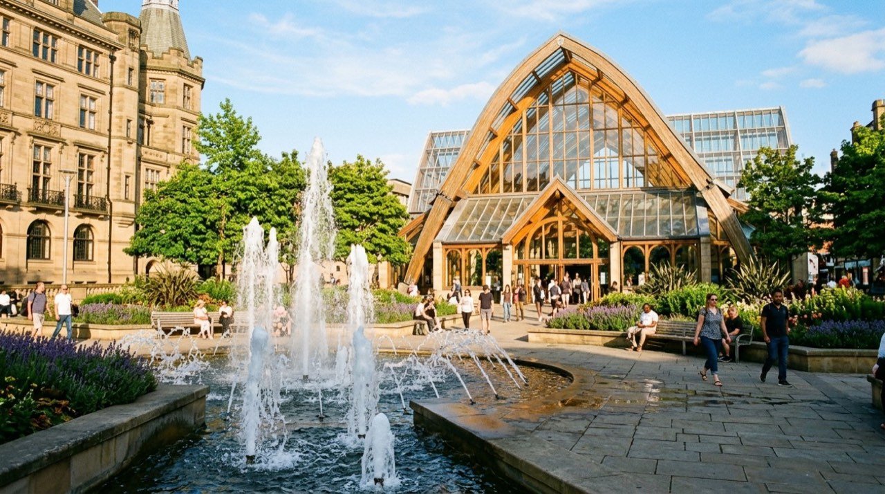 Sheffield şehir görünümü
