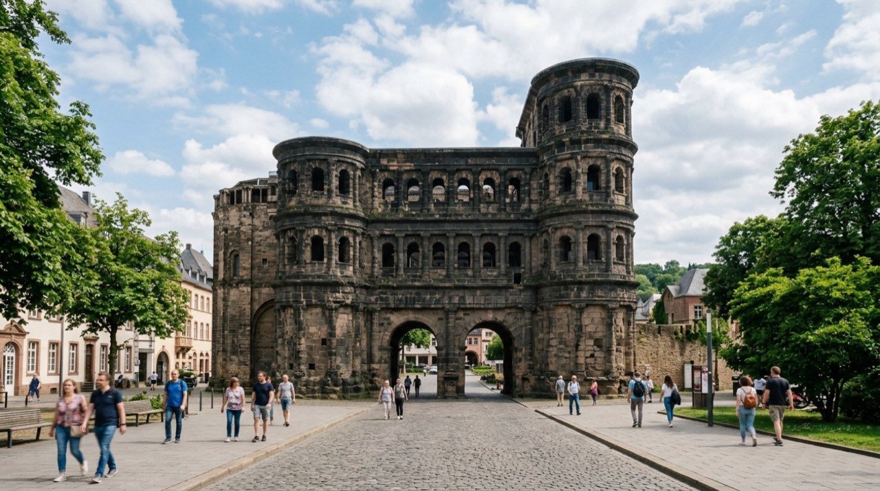 Trier şehir görünümü – Almanya