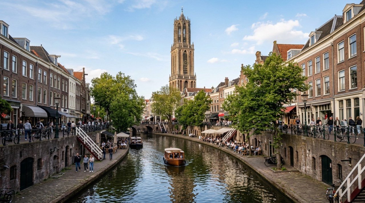 Utrecht şehir görünümü