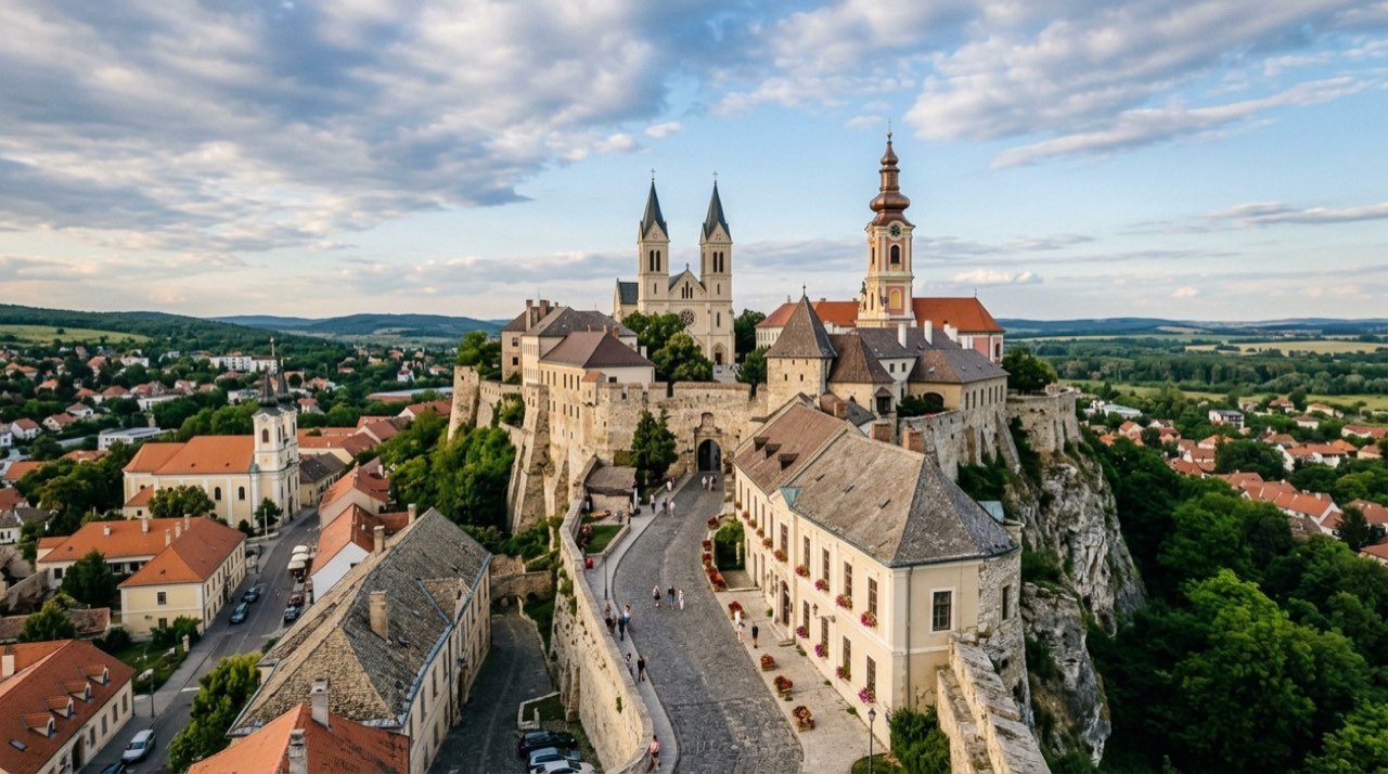 Veszprém şehir görünümü – Macaristan