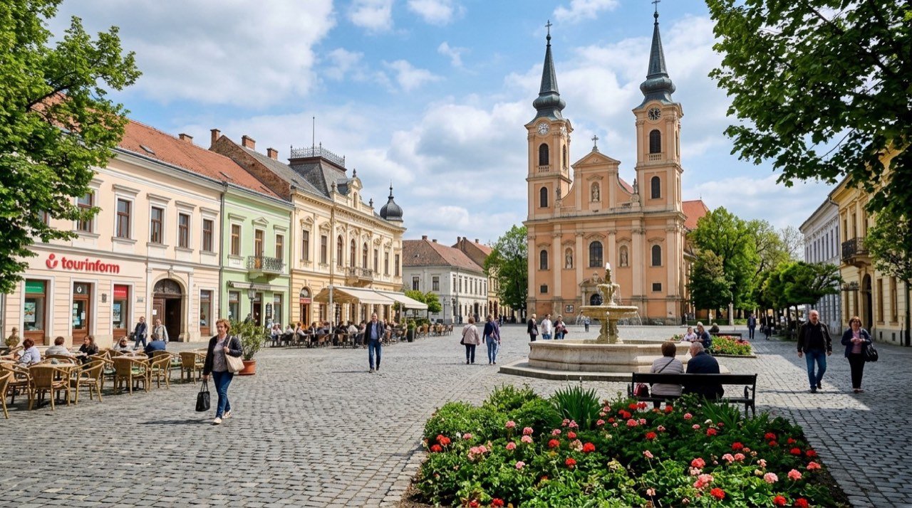 Zalaegerszeg şehir görünümü – Macaristan